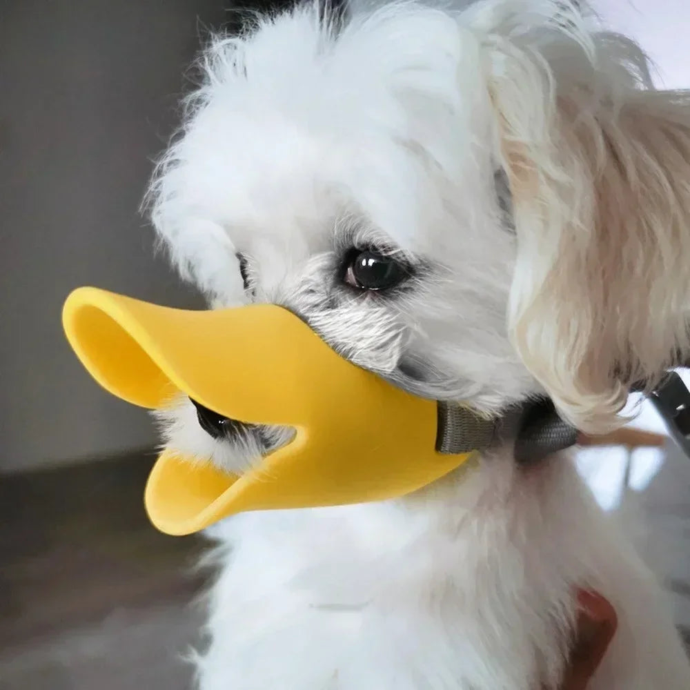 Muselière en silicone pour chien, anti-morsures et anti-aboiements