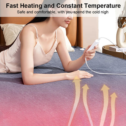 Couverture chauffante électrique 220V plus épaisse avec thermostat automatique, matelas chauffant pour le corps et la chambre.