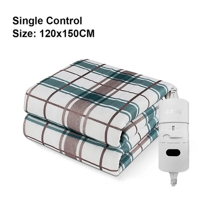 Couverture chauffante électrique 220V plus épaisse avec thermostat automatique, matelas chauffant pour le corps et la chambre.