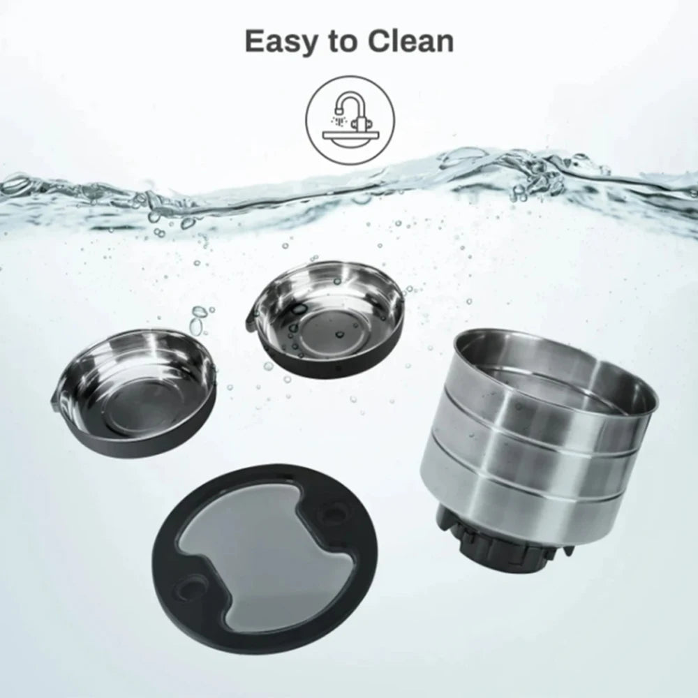 4.5L Smart WiFi Automatic Pet Feeder – Dual Stainless Steel Bowls | App & Button Control, Voice & Timer | Cat & Small Dog Dispenser