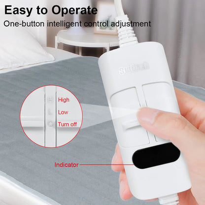 Couverture chauffante électrique 220V plus épaisse avec thermostat automatique, matelas chauffant pour le corps et la chambre.