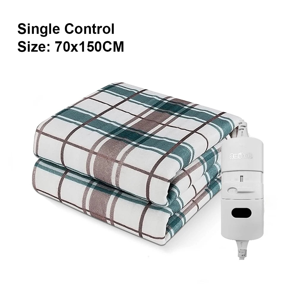 Couverture chauffante électrique 220V plus épaisse avec thermostat automatique, matelas chauffant pour le corps et la chambre.