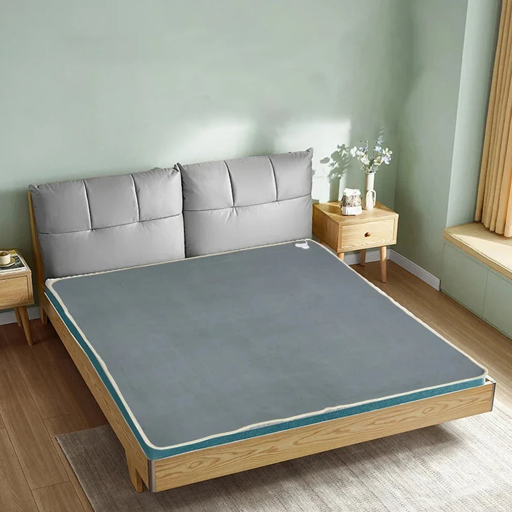 Couverture chauffante électrique 220V plus épaisse avec thermostat automatique, matelas chauffant pour le corps et la chambre.