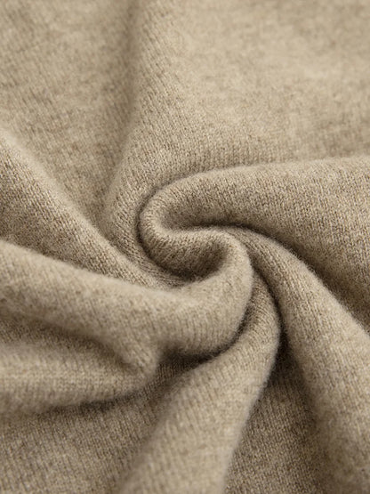 Pull homme 100 % laine mérinos, col rond, manches courtes – Collection