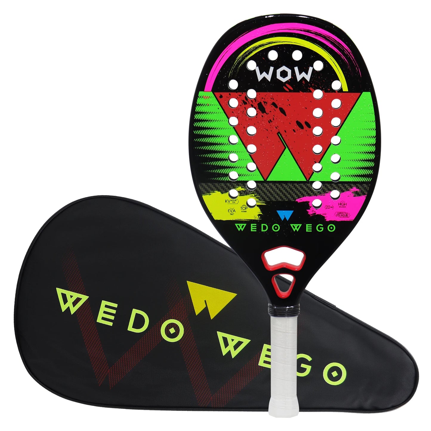 Raqueta de tenis de playa WEDO WEGO de fibra de carbono Kevlar 3K/12K