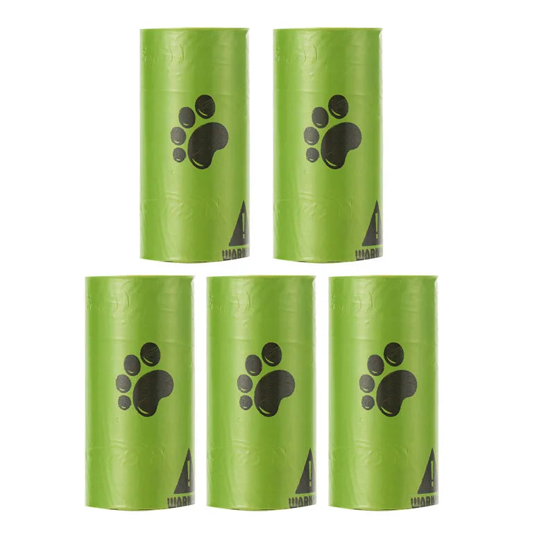 "Dog Waste Bag Dispenser – Soft Rubber Bone-Shaped Poop Bag Holder with Clip (Multi-Color)"