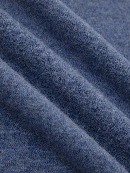 Pull homme 100 % laine mérinos, col rond, manches courtes – Collection