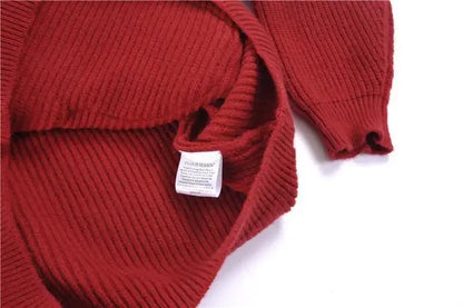 Pull-over ample et doux, brodé, motif floral 3D, maille épaisse, style gothique coréen, collection Noël 2026. Hauts et pulls féminins tendance.