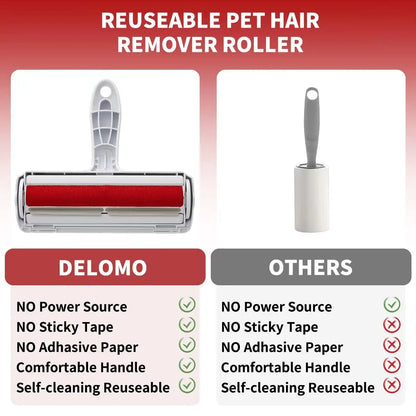 Reusable Pet Hair Remover Roller for Sofas and Upholstery